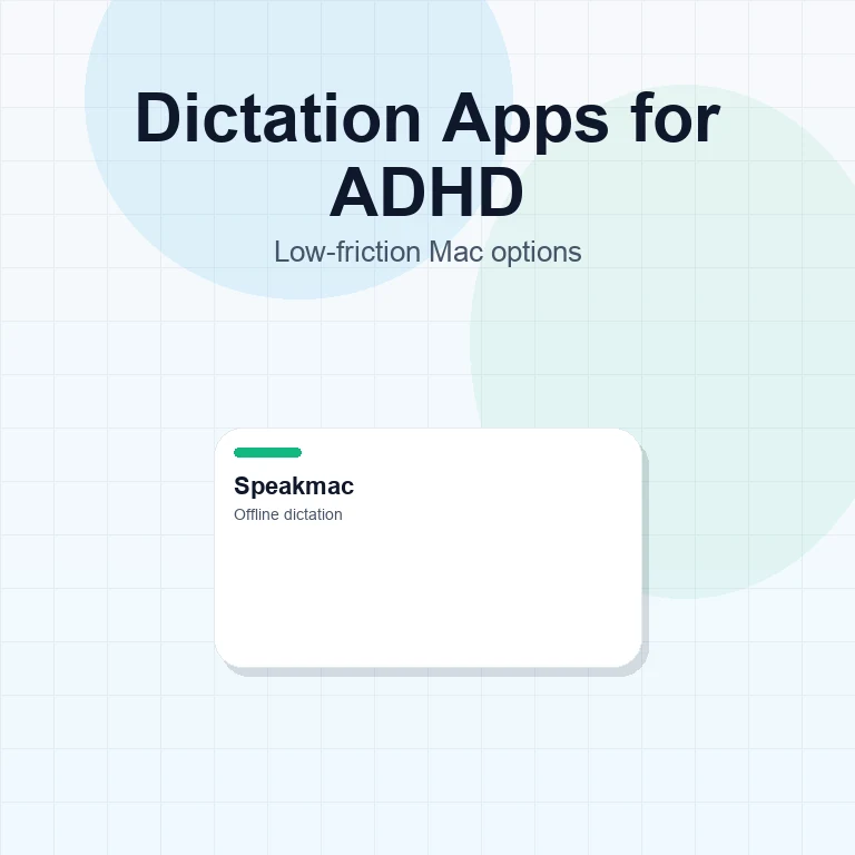 Dictation apps for ADHD Mac tile