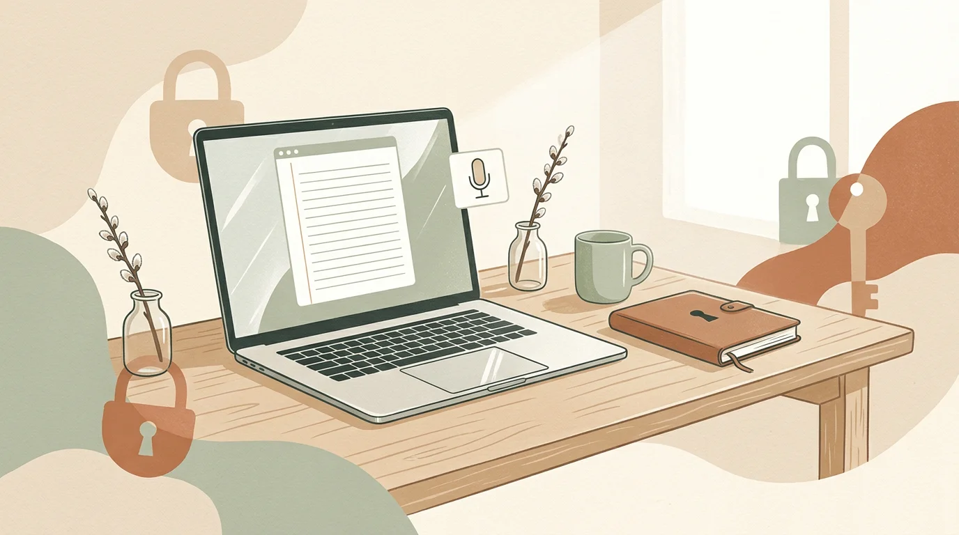 Private dictation for therapists on Mac