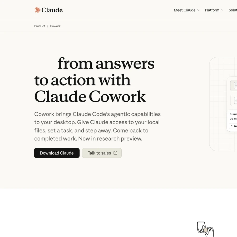 Claude Cowork voice prompting on Mac tile