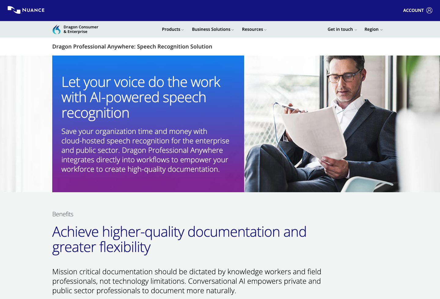 Dragon homepage hero